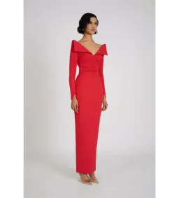 Eliya The Label Delsa Maxi Dress Red Size M AU 10 for rent on The Volte - image 2