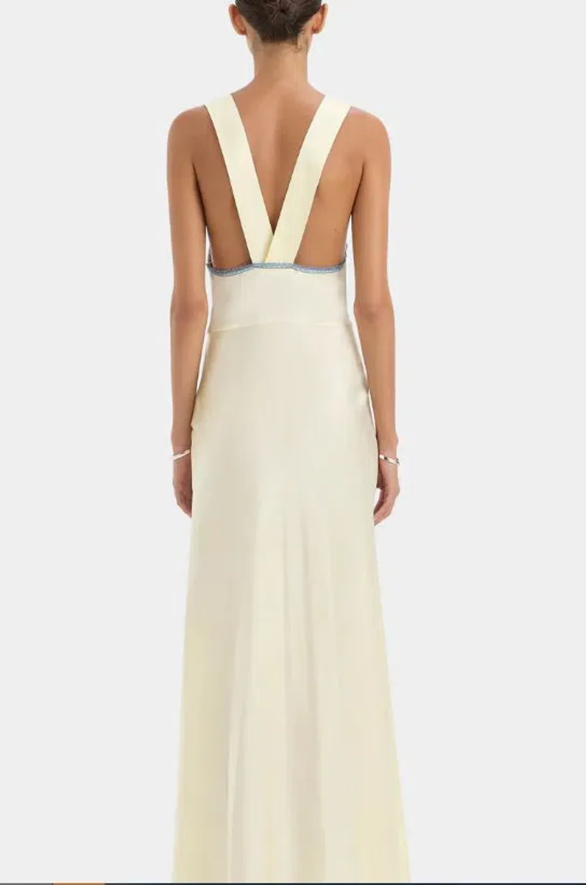 Sir Aries Cut Out Gown in Butter Size 10 - Image 3