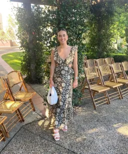 Sir the Label Xanita Frill Midi Dress Size 3 / AU 12 for rent on The Volte - image 3