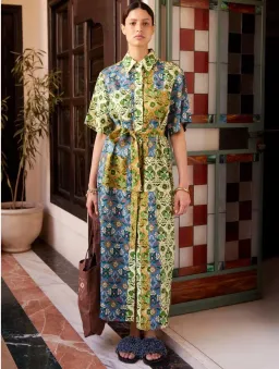 Alemais Ali Spliced Sundress Size 12 for rent on The Volte - image 1