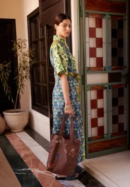 Alemais Ali Spliced Sundress Size 12 for rent on The Volte - image 2