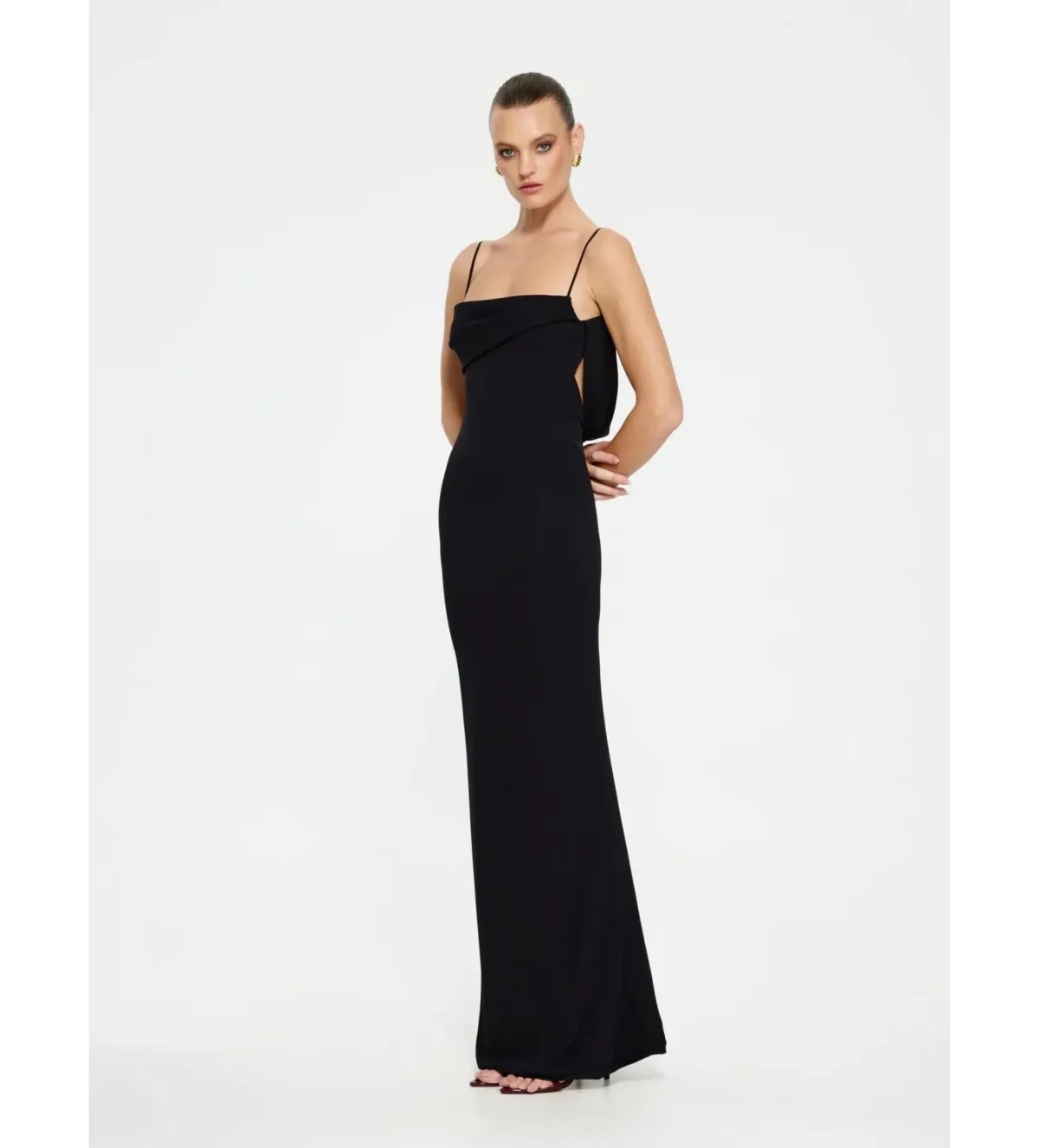 Effie Kats Havilland Gown in Black Size AU12 - Image 2