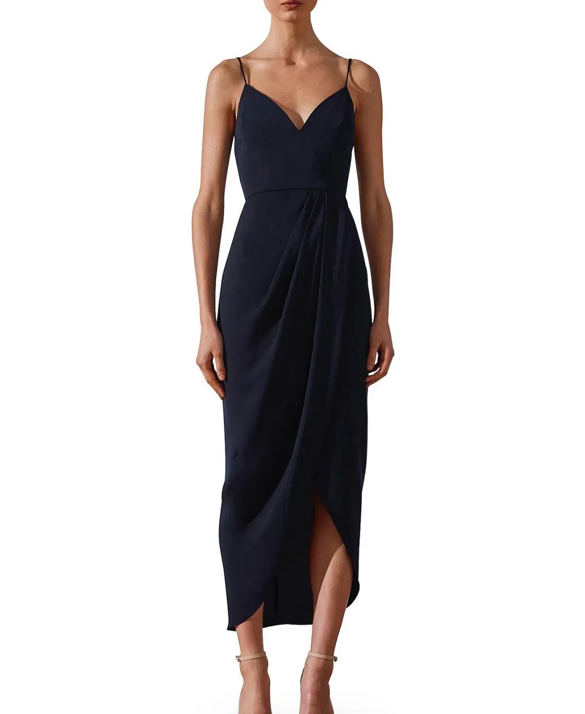 Shona Joy Core Cocktail Midi Dress, size 6 - Image 1