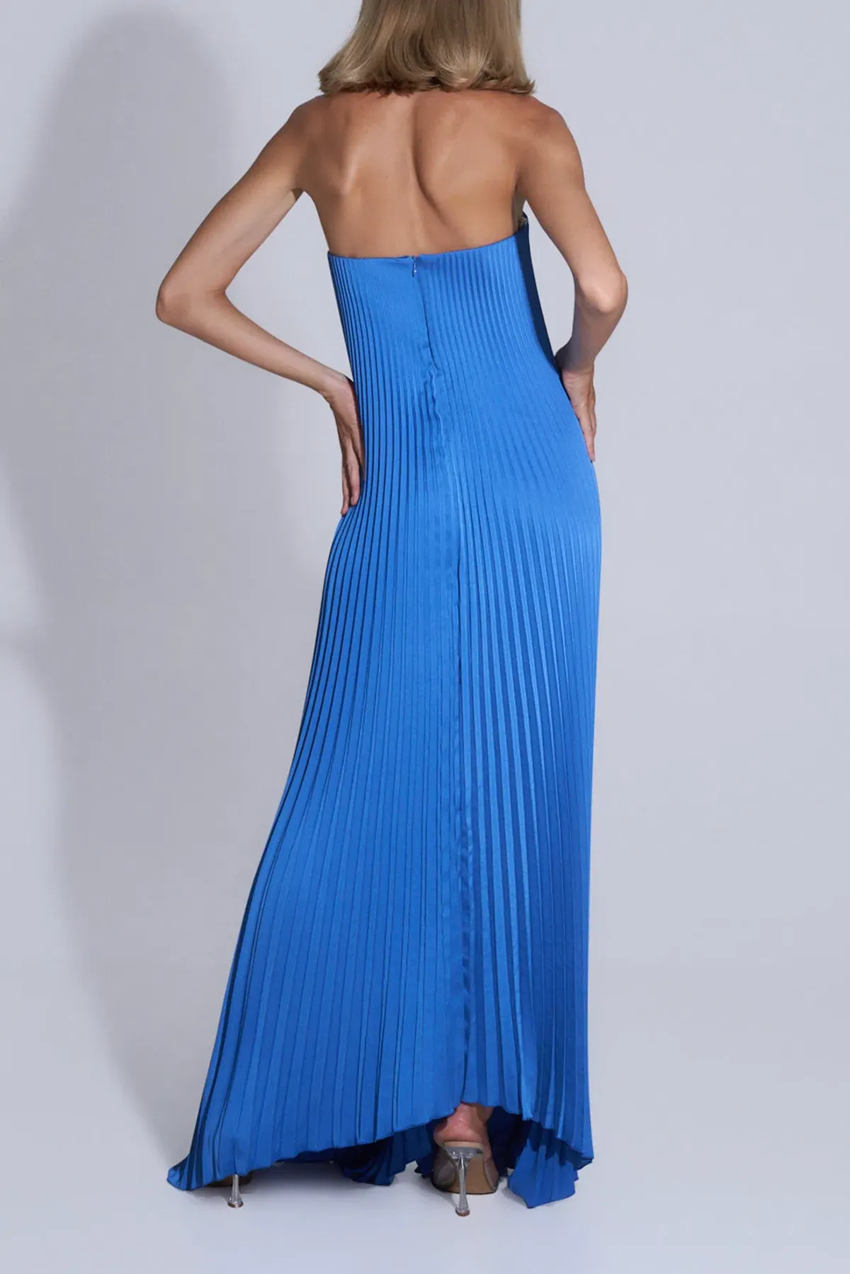 L'idee Black Tie Gown in Marino Blue Size M / AU 10 - Image 3