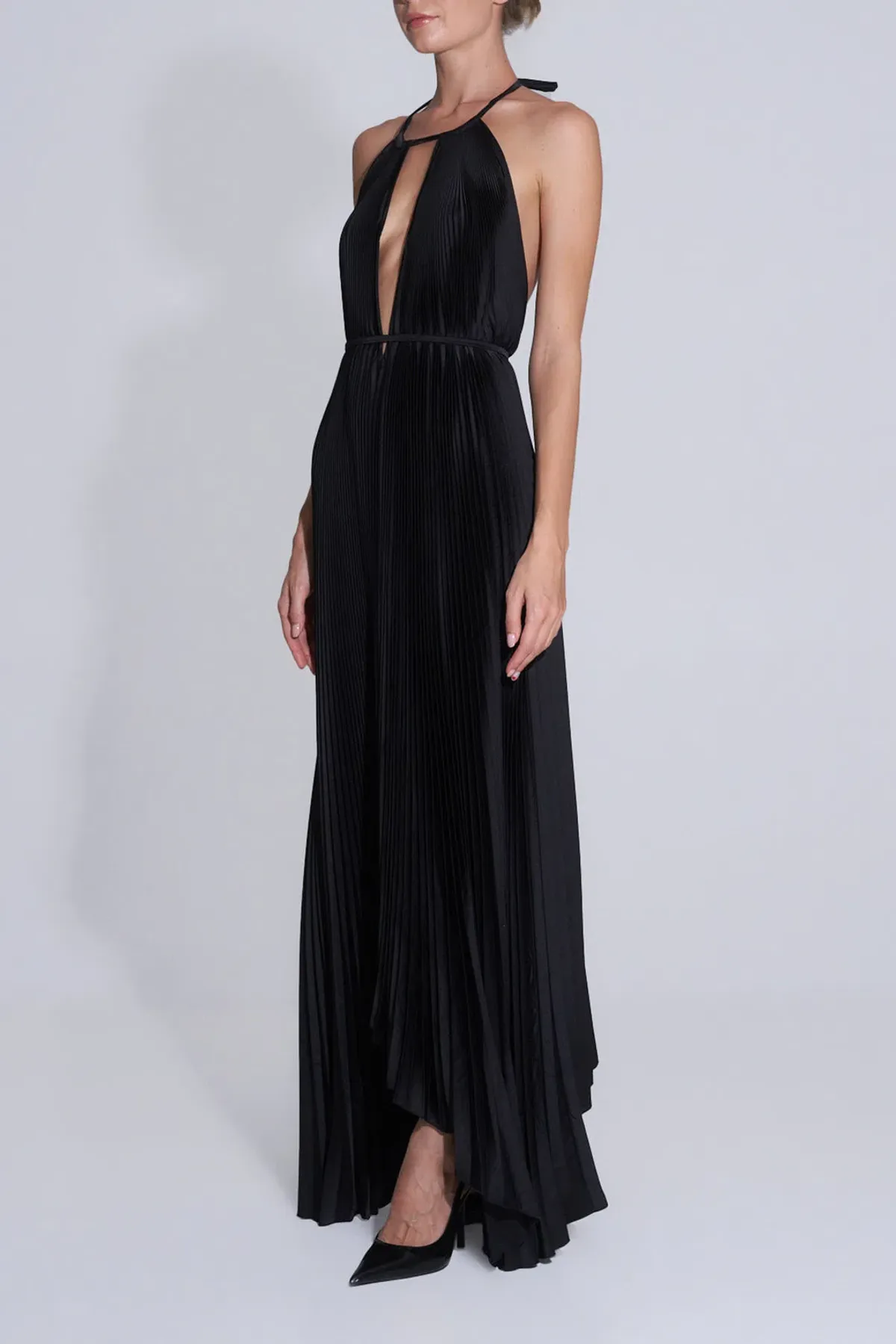 L'Idee Boheme Gown in Noir Black Size L / AU 12 - Image 4