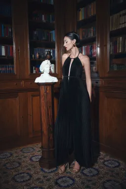 L'Idee Boheme Gown in Noir Black Size L / AU 12 for rent on The Volte - image 1