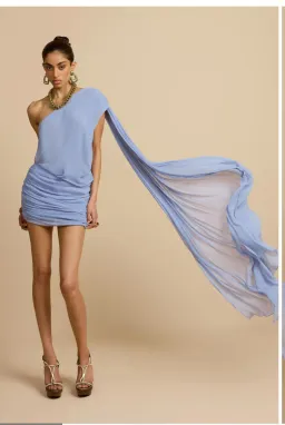 ARCINA ORI FERNANDA DRESS BLUE IN S for rent on The Volte - image 3