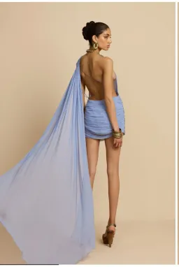 ARCINA ORI FERNANDA DRESS BLUE IN S for rent on The Volte - image 4