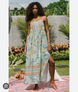 Tigerlily x Wandering Folk Hyacinth Maxi Dress for rent on The Volte - image 1