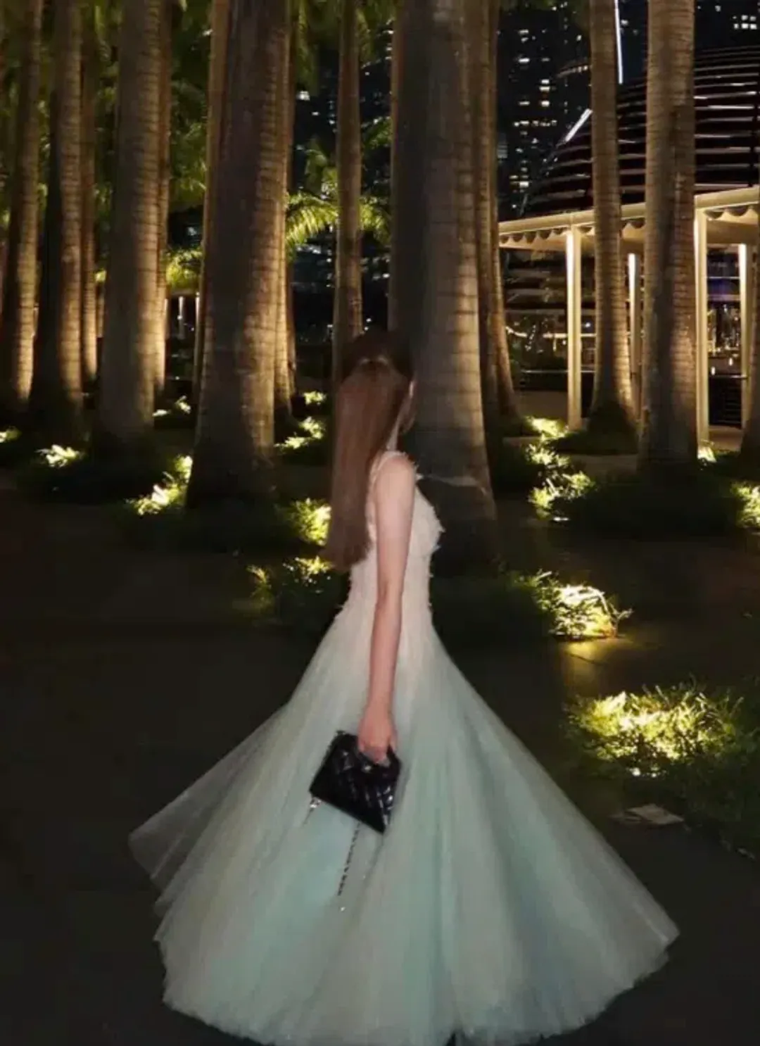 Montsand Mint Ombre Lace Midi Dress Size XS / AU 6 for rent on The Volte - main image