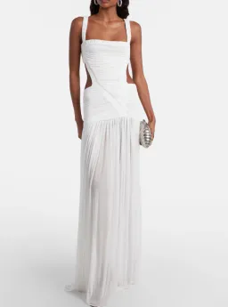 Christopher Esber Orion Separation Gown in White AU 6 for rent on The Volte - image 1
