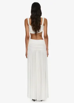 CHRISTOPHER ESBER ORION SEPARATION GOWN IN WHITE AU 8 for rent on The Volte - image 4