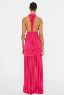 CHRISTOPHER ESBER ORION GOWN IN MAGENTA PINK AU 8 for rent on The Volte - image 2