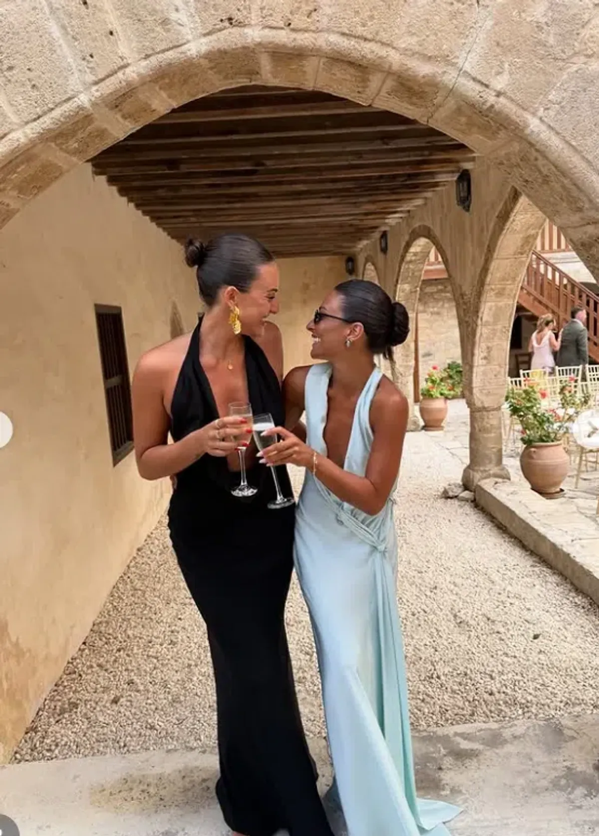 Misha Collection The Harlow Satin Maxi Dress Ice Blue Size XXS / 4 AU - Image 2