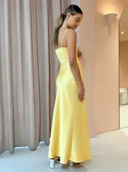Bec & bridge Nadia maxi dress yellow size 6 for rent on The Volte - image 2