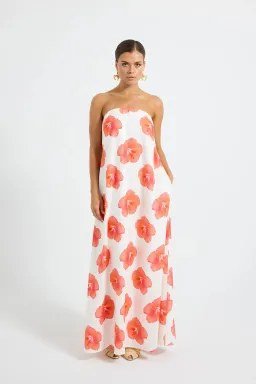 Pasduchas Brielle Strapless Maxi Floral Size 10 for rent on The Volte - image 2