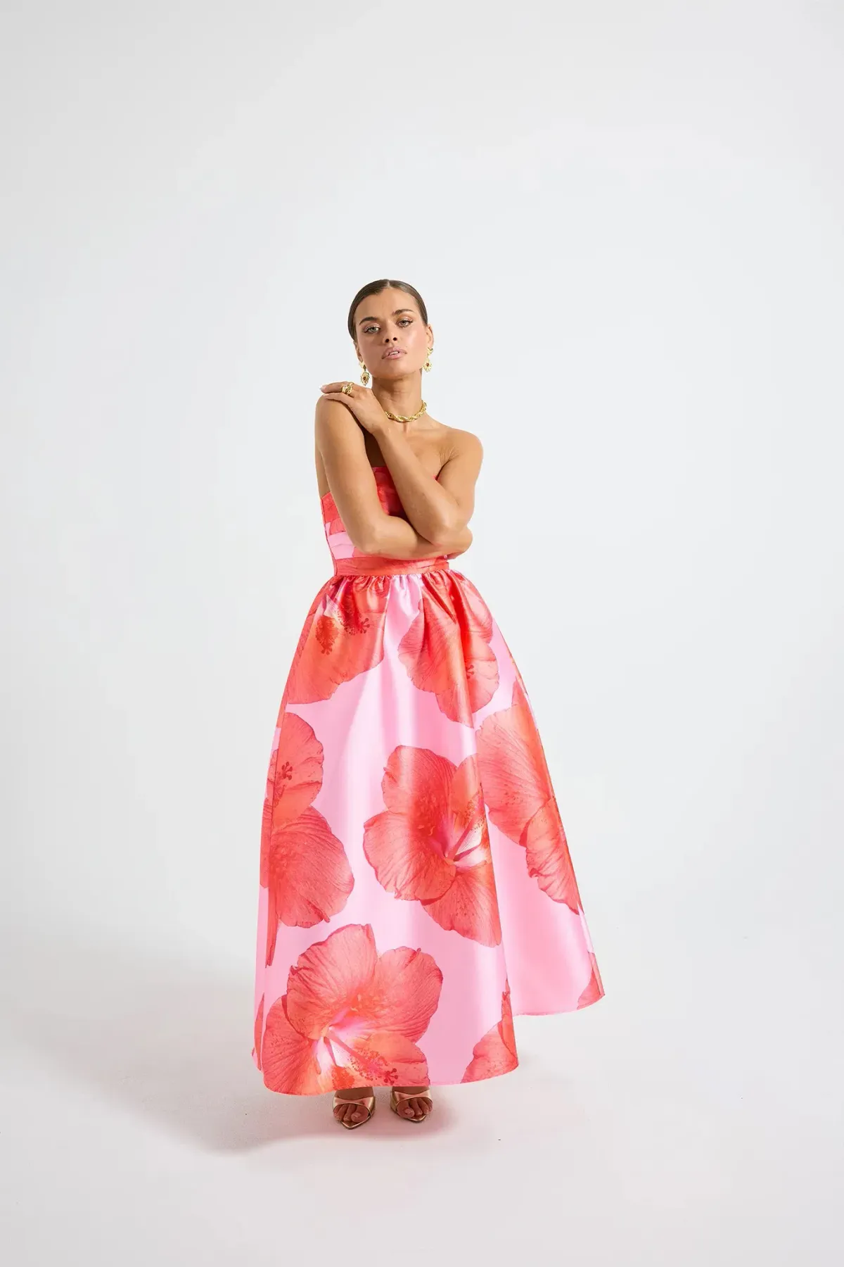 Pasduchas Kalani Midi Dress; size 10 - Image 6