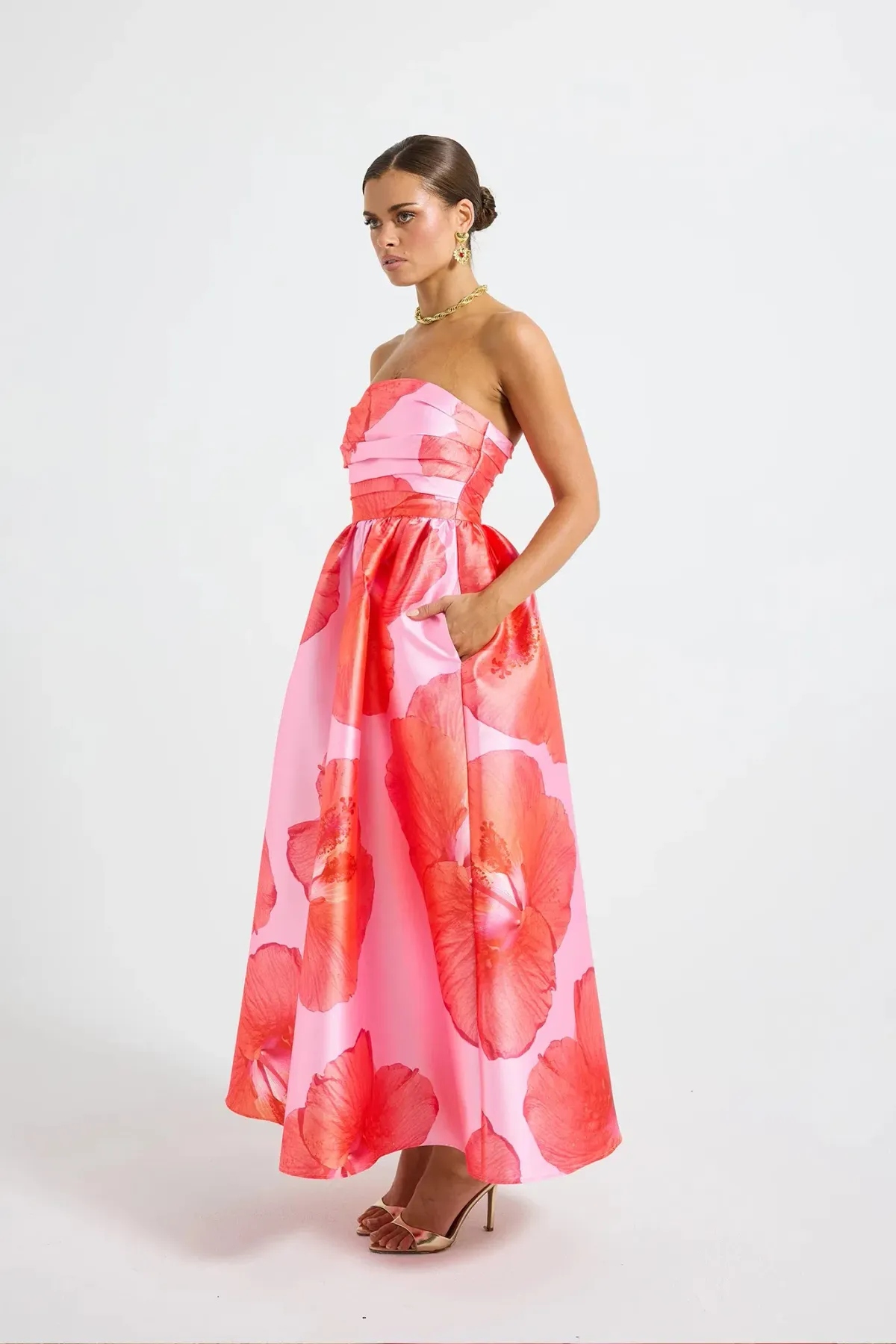 Pasduchas Kalani Midi Dress; size 12 - Image 7