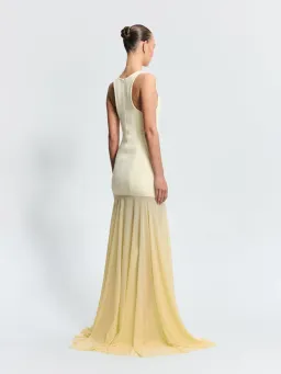 Effie Kats Odessa Maxi Gown in Lemon Size S / AU 8 for rent on The Volte - image 2