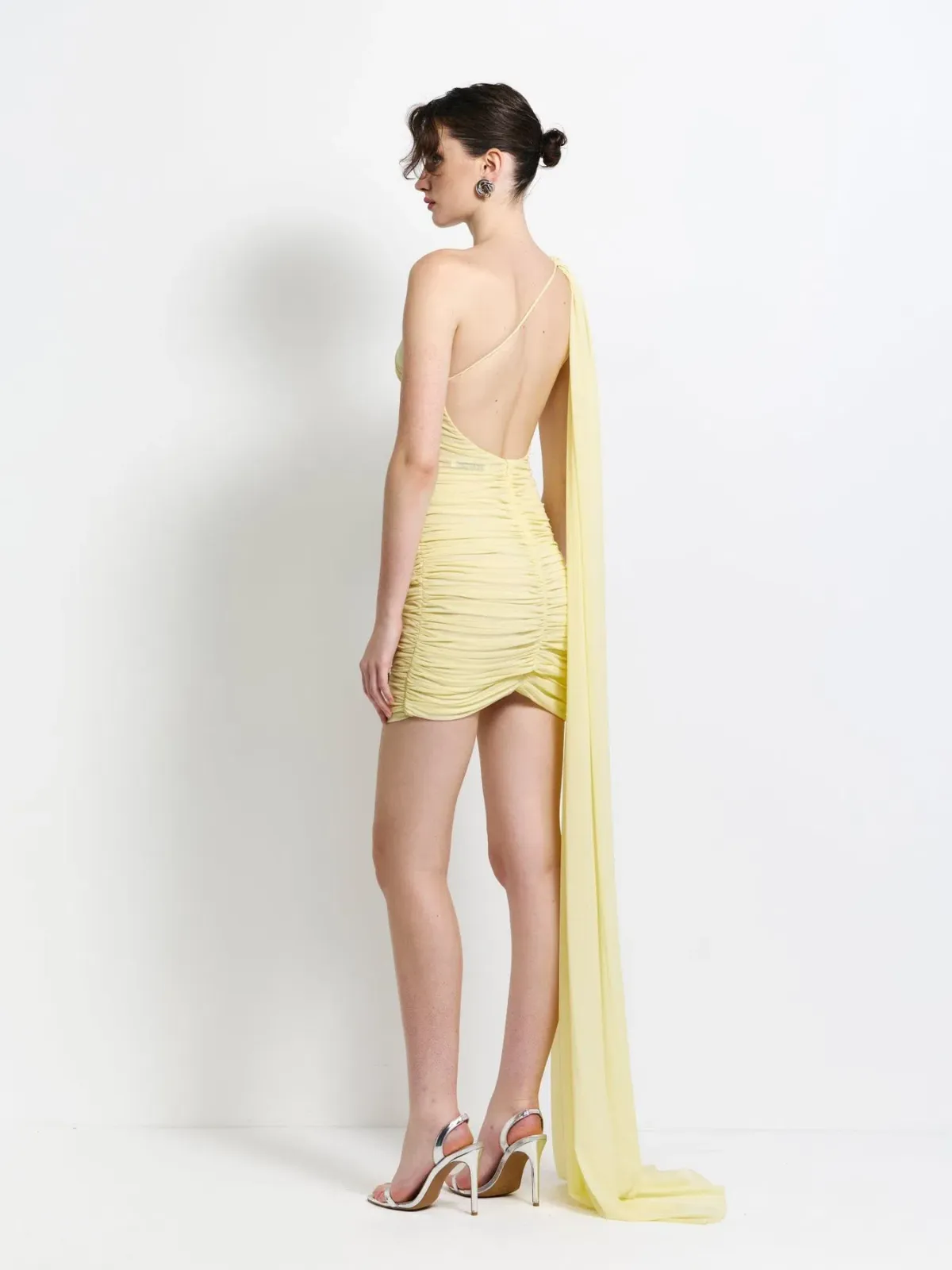 Effie Kats Sabine Mini Dress in Lemon Size XS / AU 6 - Image 3