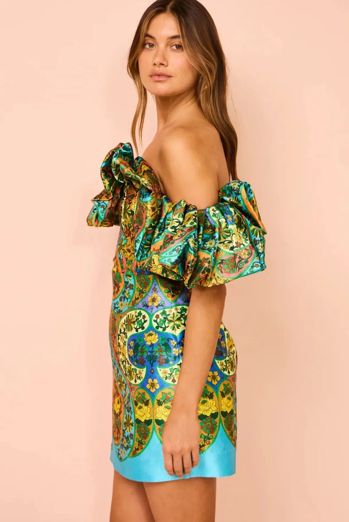 Alemais Sofie Off Shoulder Mini Dress size 14 - Image 3