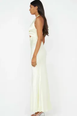 SABIA TWIST DRESS | ICE YELLOW for rent on The Volte - image 5