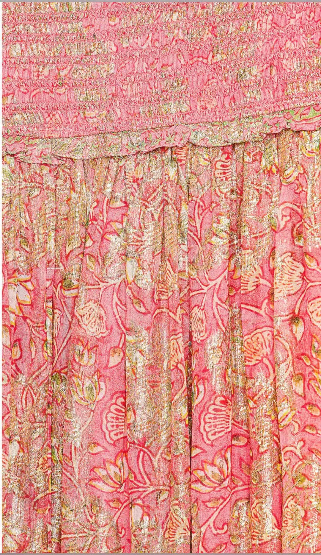 HEMANT & NANDITA ROOP MIDI DRESS IN CORAL SIZE 6 for rent on The Volte - main image