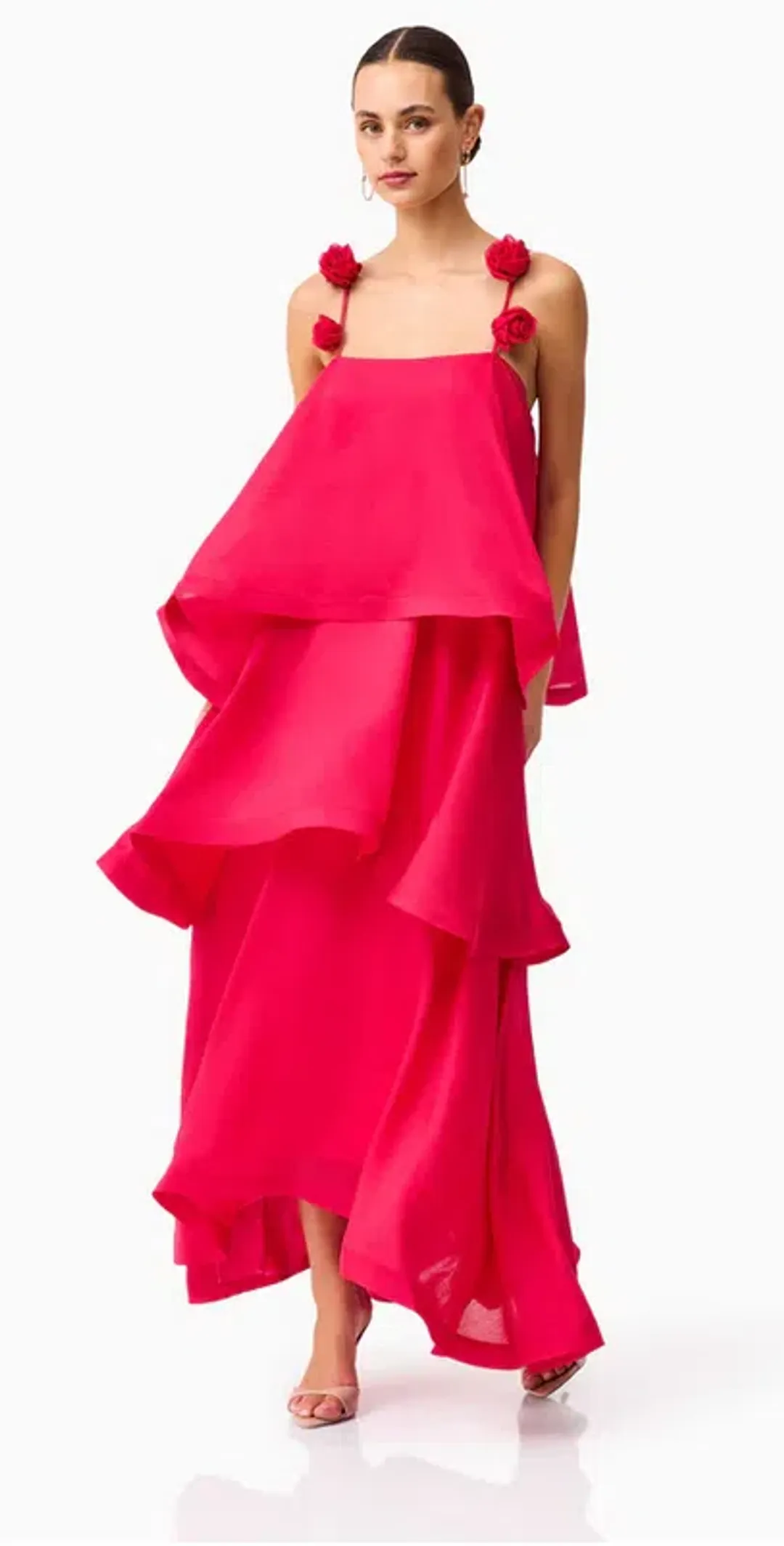 Elliatt Thalia Tiered Gown size L/12 for rent on The Volte - main image