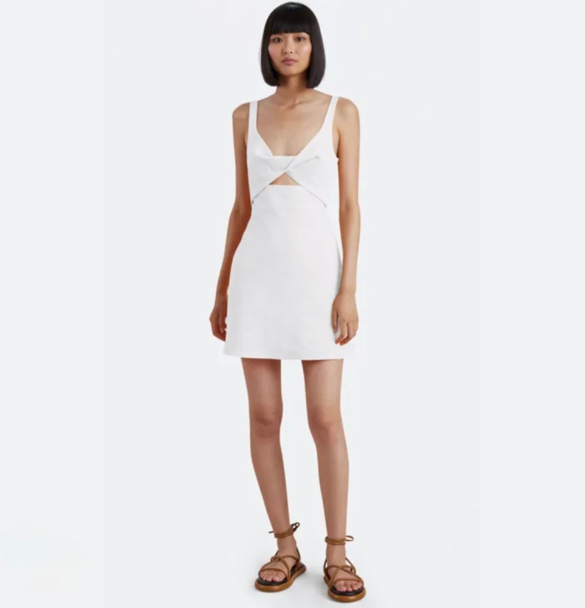 Bec and Bridge Phoebe Mini Dress White Size 8 - Image 3