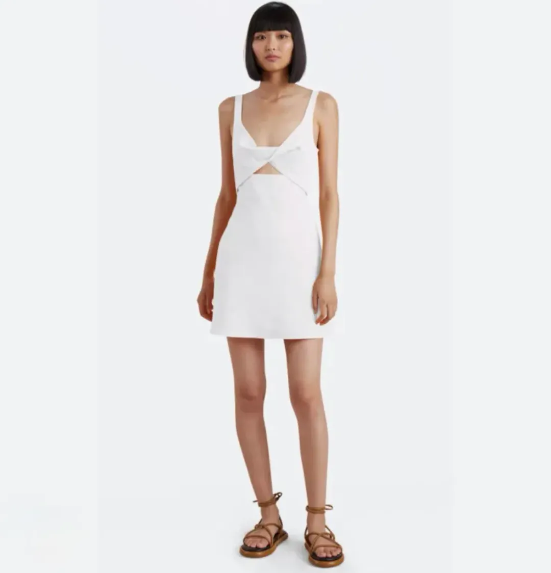 Bec and Bridge Phoebe Mini Dress White Size 8 for rent on The Volte - main image