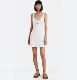 Bec and Bridge Phoebe Mini Dress White Size 8 for rent on The Volte - image 3