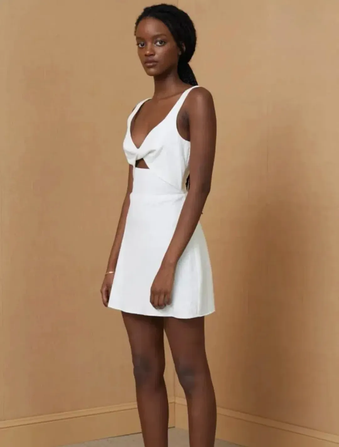 Bec and Bridge Phoebe Mini Dress White Size 8 for rent on The Volte - main image