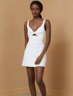 Bec and Bridge Phoebe Mini Dress White Size 8 for rent on The Volte - image 1