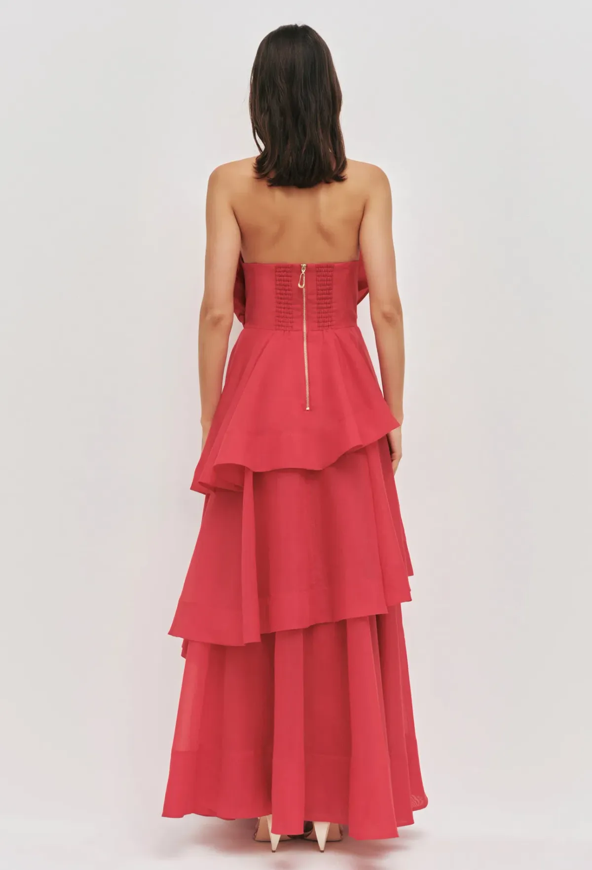 Aje Selestia Gown size 14 Scarlet Red - Image 4