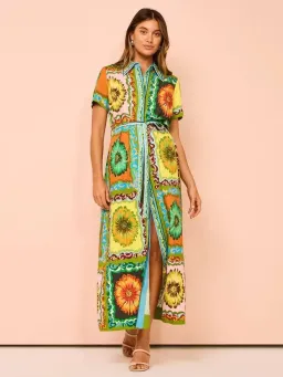 Alemais Disco Daisy Dress size 10 Midi Maxi Dress for rent on The Volte - image 3