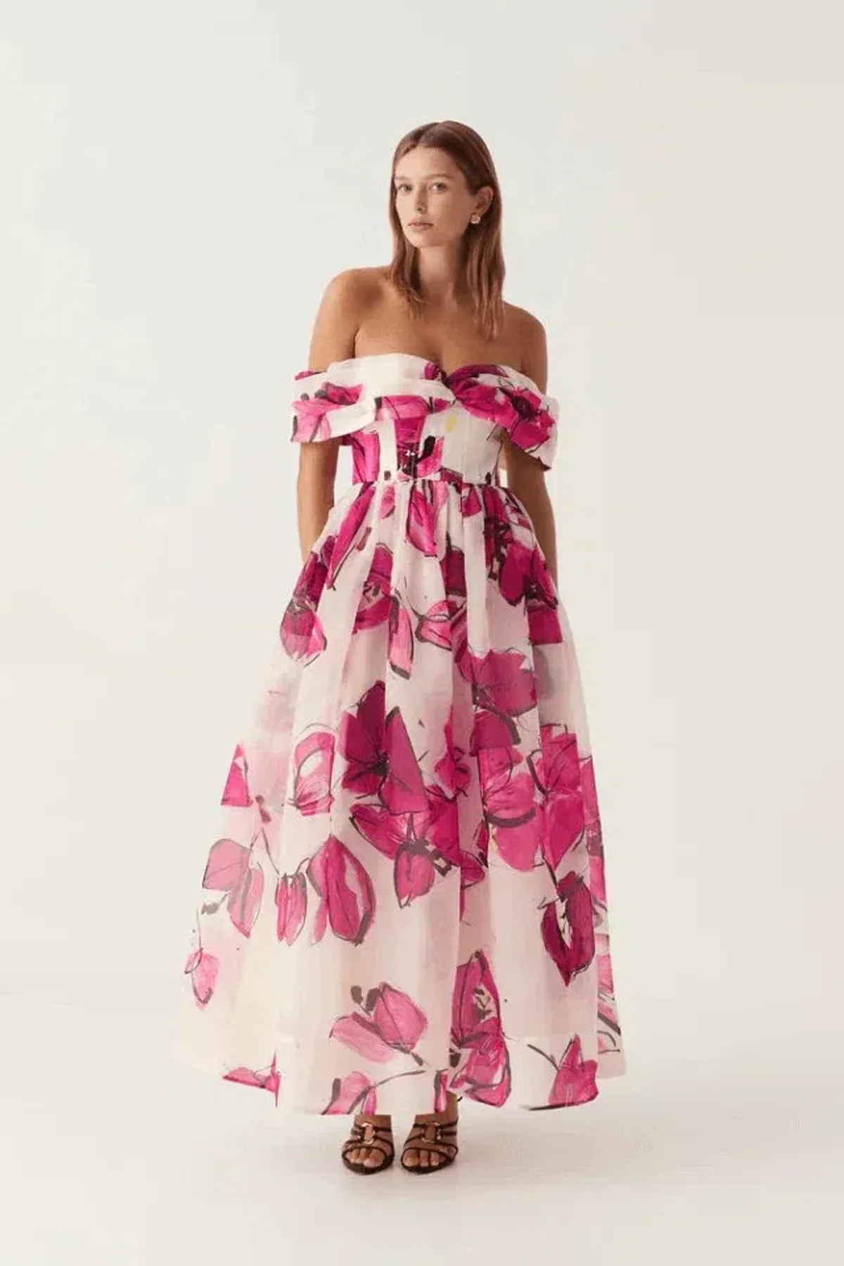 Aje Cordelia Corseted Maxi Dress - Image 1