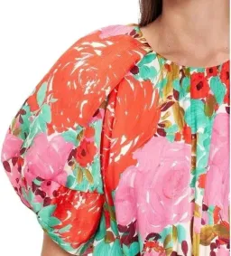 Veronika Maine Floral A-line Pink Size 16 for rent on The Volte - image 2