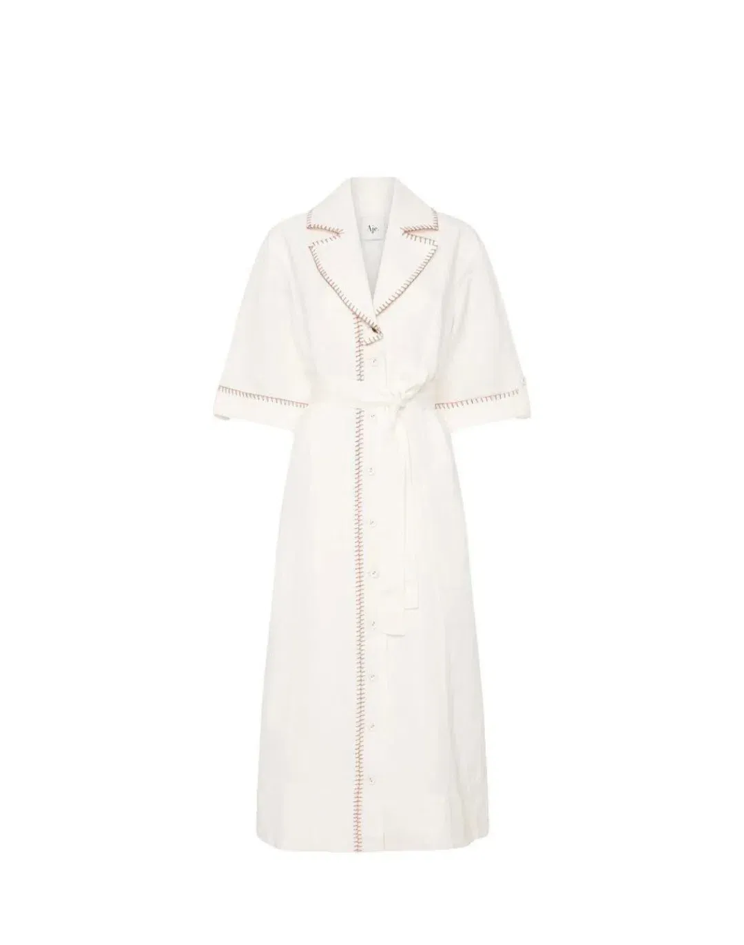 Aje White Shirt Dress Size 14 for rent on The Volte - main image