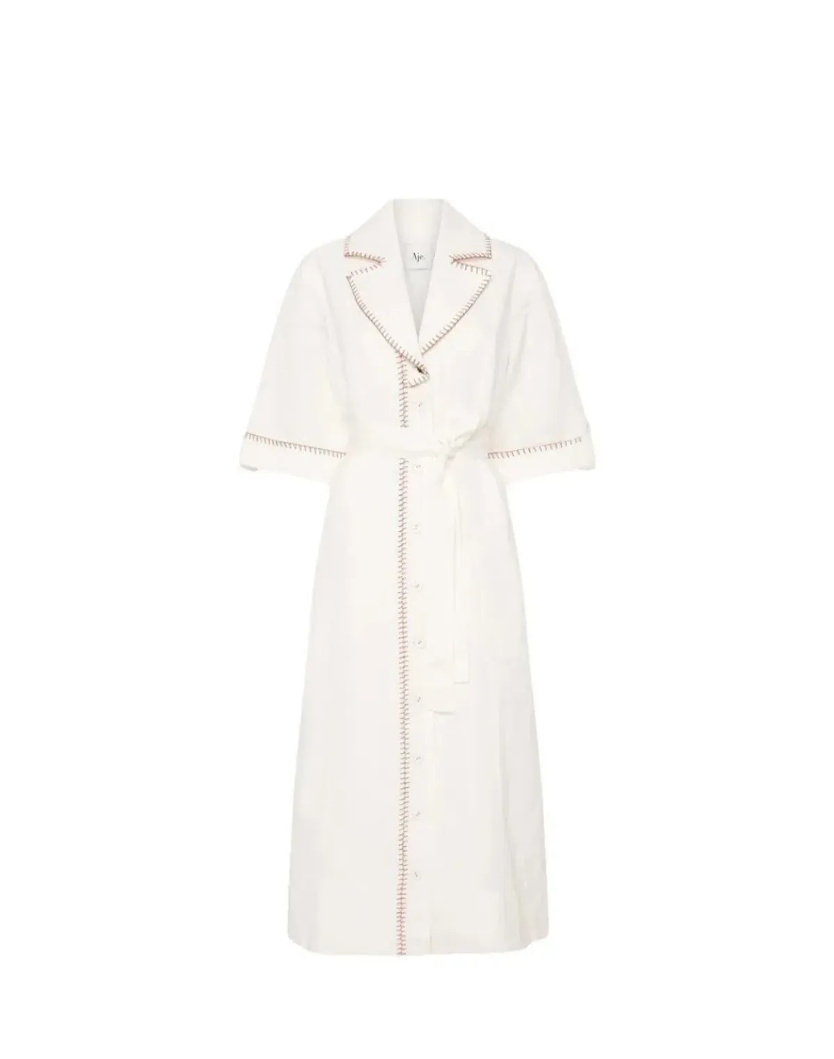 Aje White Shirt Dress Size 14 - Image 1