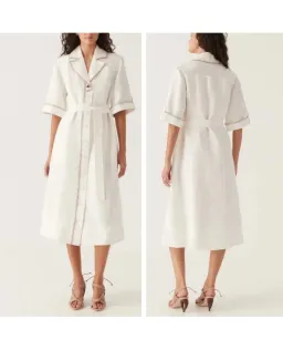 Aje White Shirt Dress Size 14 for rent on The Volte - image 3