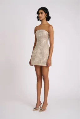 ELIYA THE LABEL - Serafina dress - Gold/Silver - Size 8/Small for rent on The Volte - image 3
