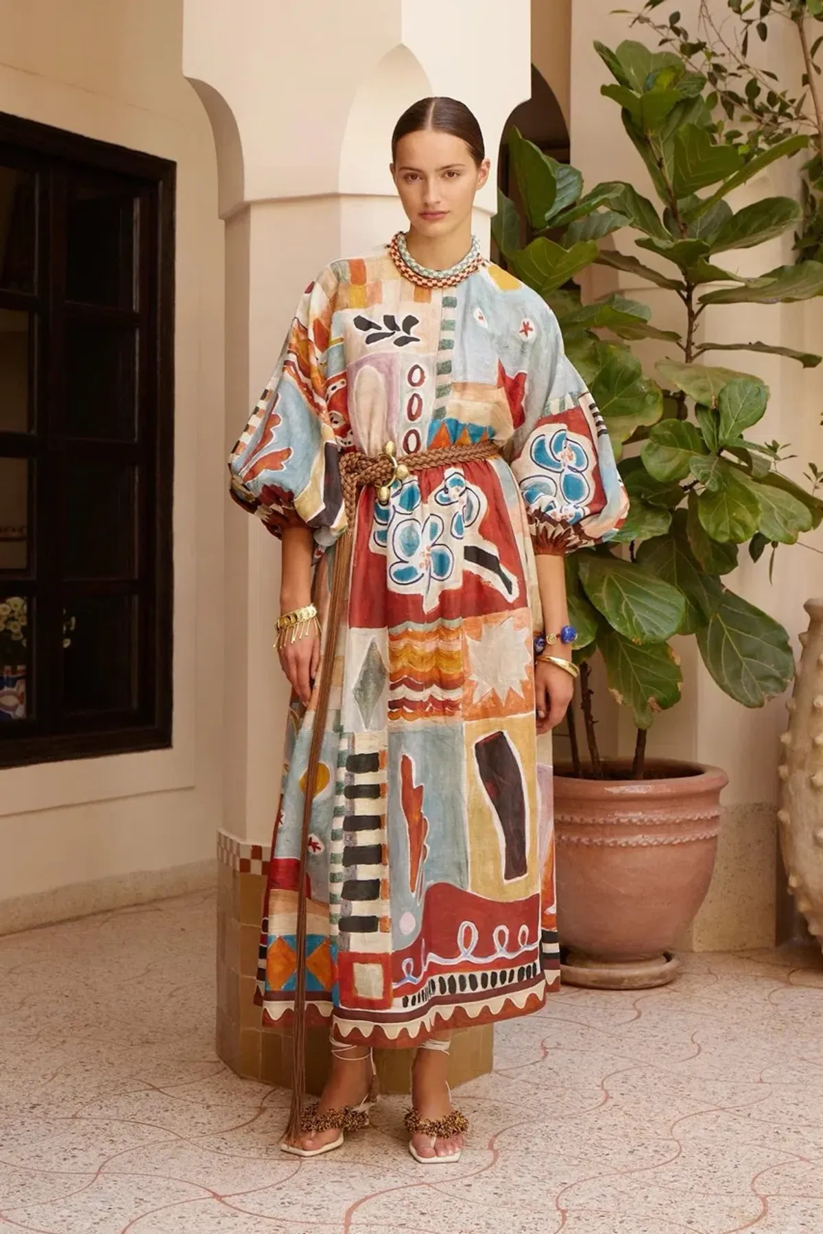 Alemais MICHELLE MIDI DRESS Size 8 for rent on The Volte - main image