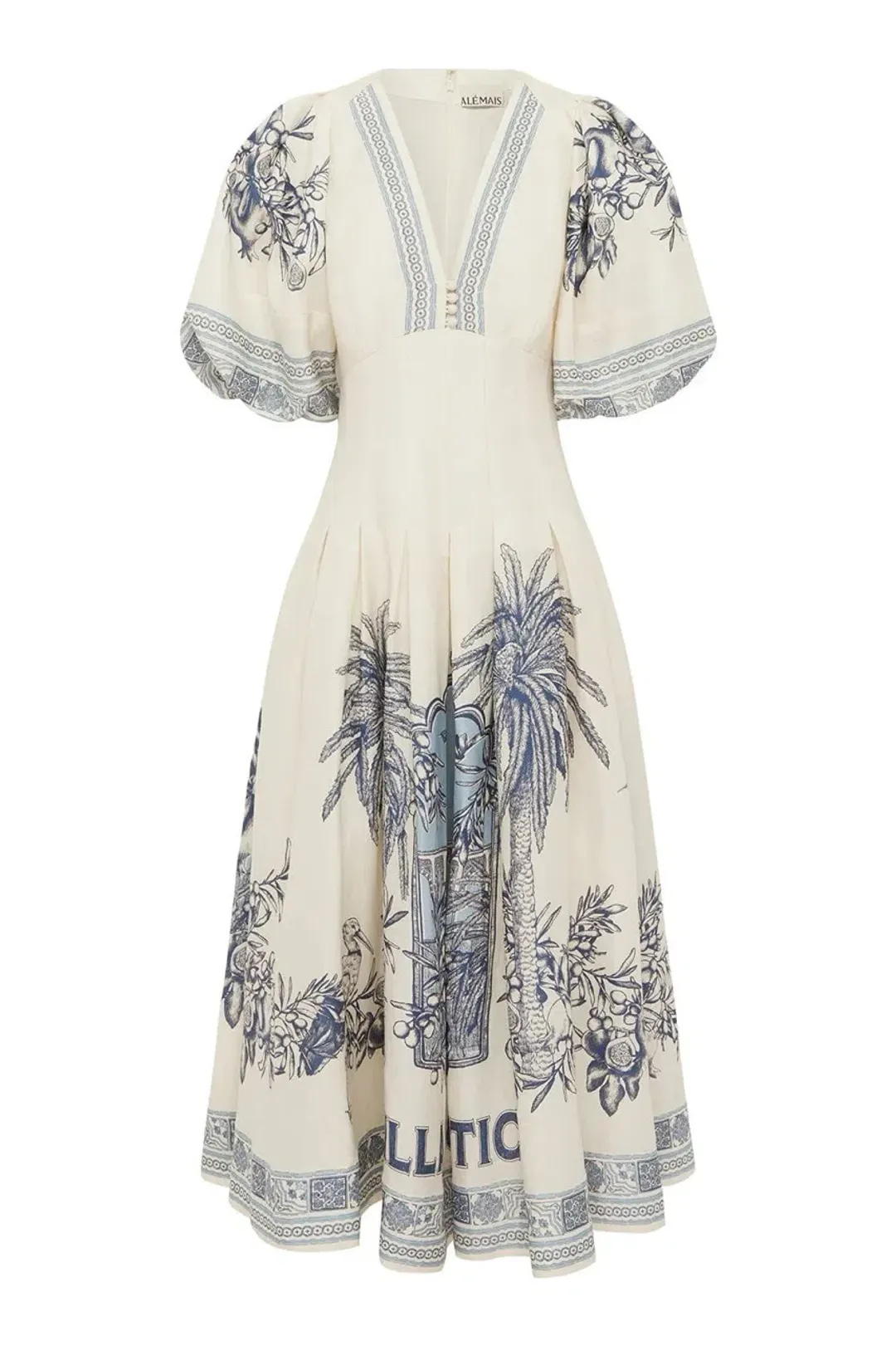 Alemais VILLA ROMANTICA CORSET MIDI DRESS Size 8 for rent on The Volte - main image