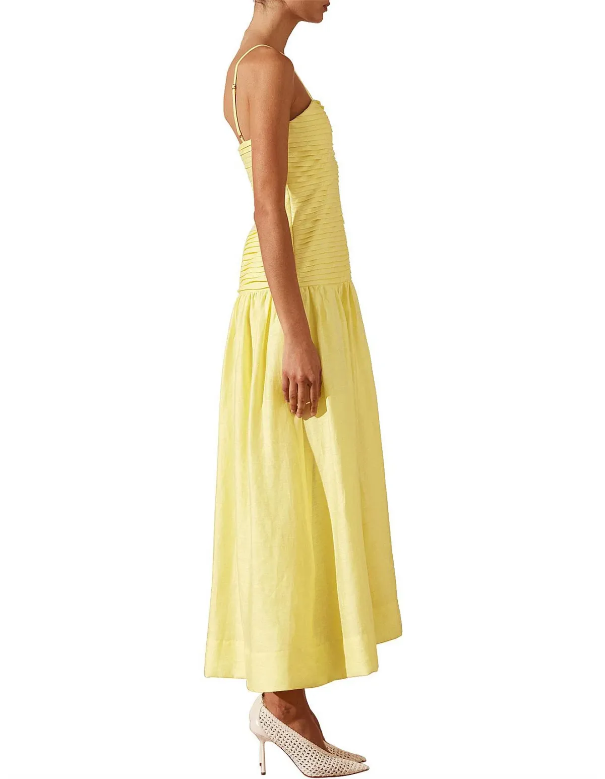 SHONA JOY THEA KEYHOLE MIDI DRESS SIZE 12 - Image 3