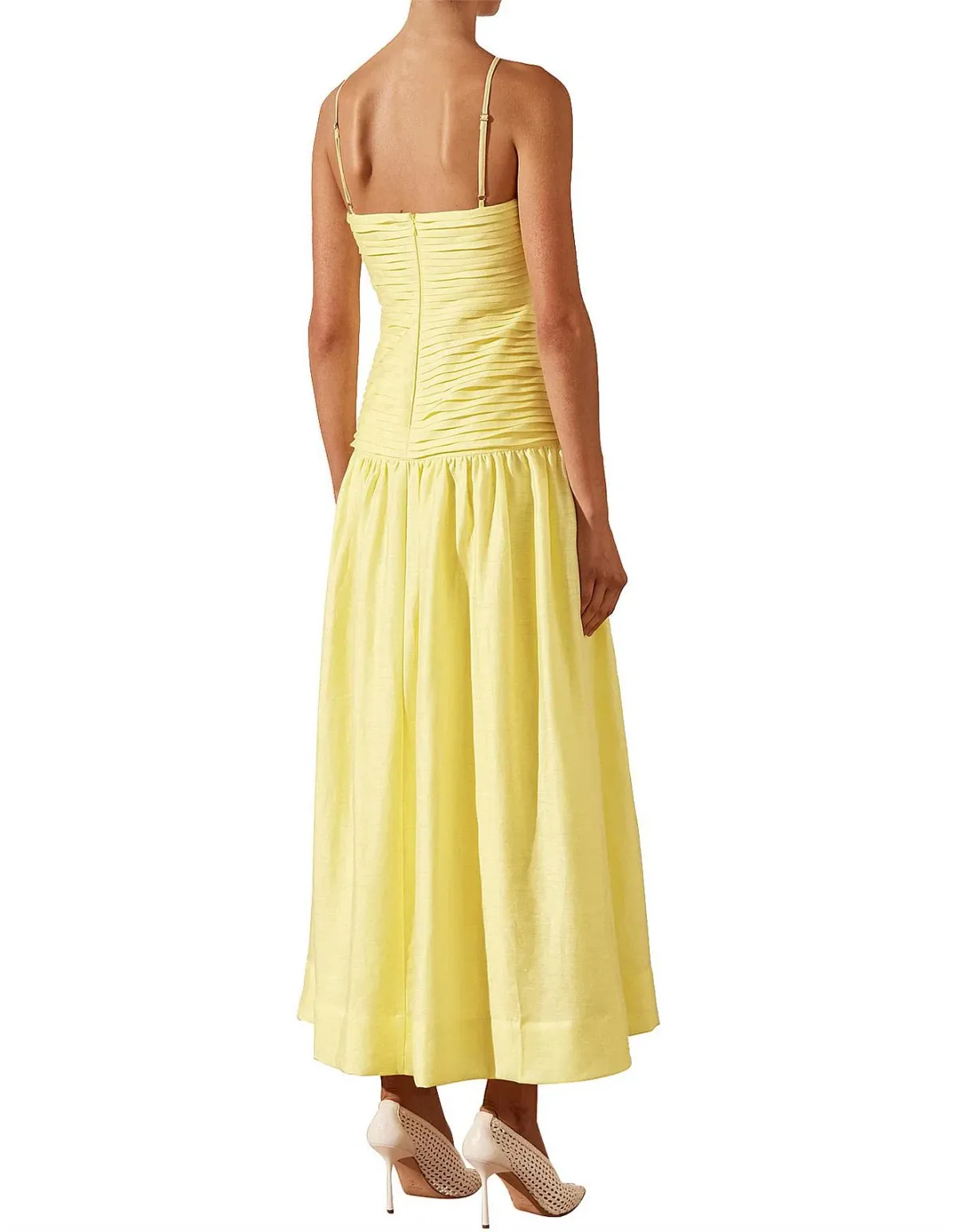 SHONA JOY THEA KEYHOLE MIDI DRESS SIZE 12 - Image 4