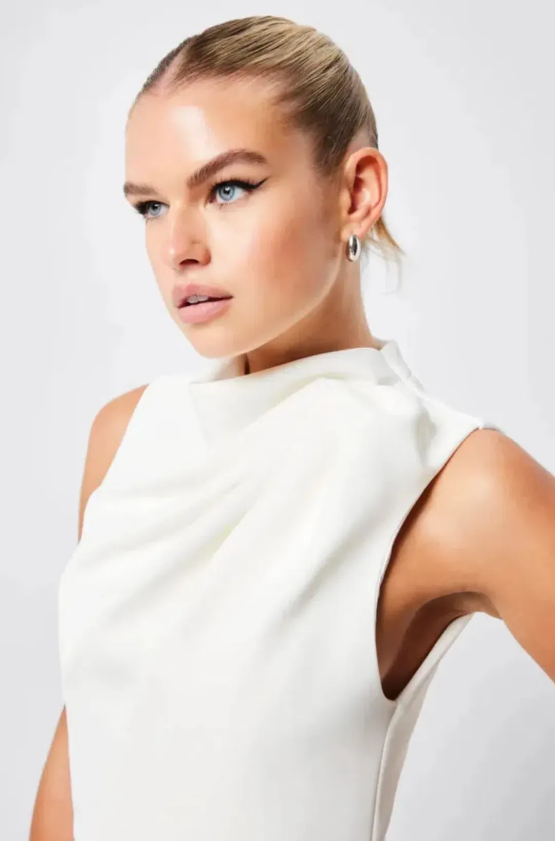 Mossman Cosmic White Dress for rent on The Volte - main image