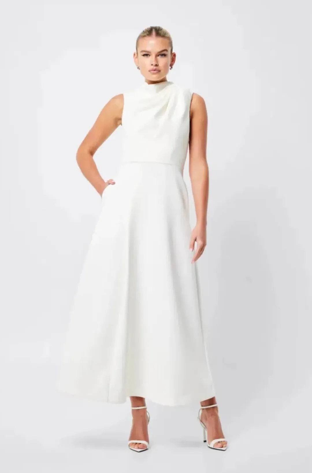 Mossman Cosmic White Dress for rent on The Volte - main image
