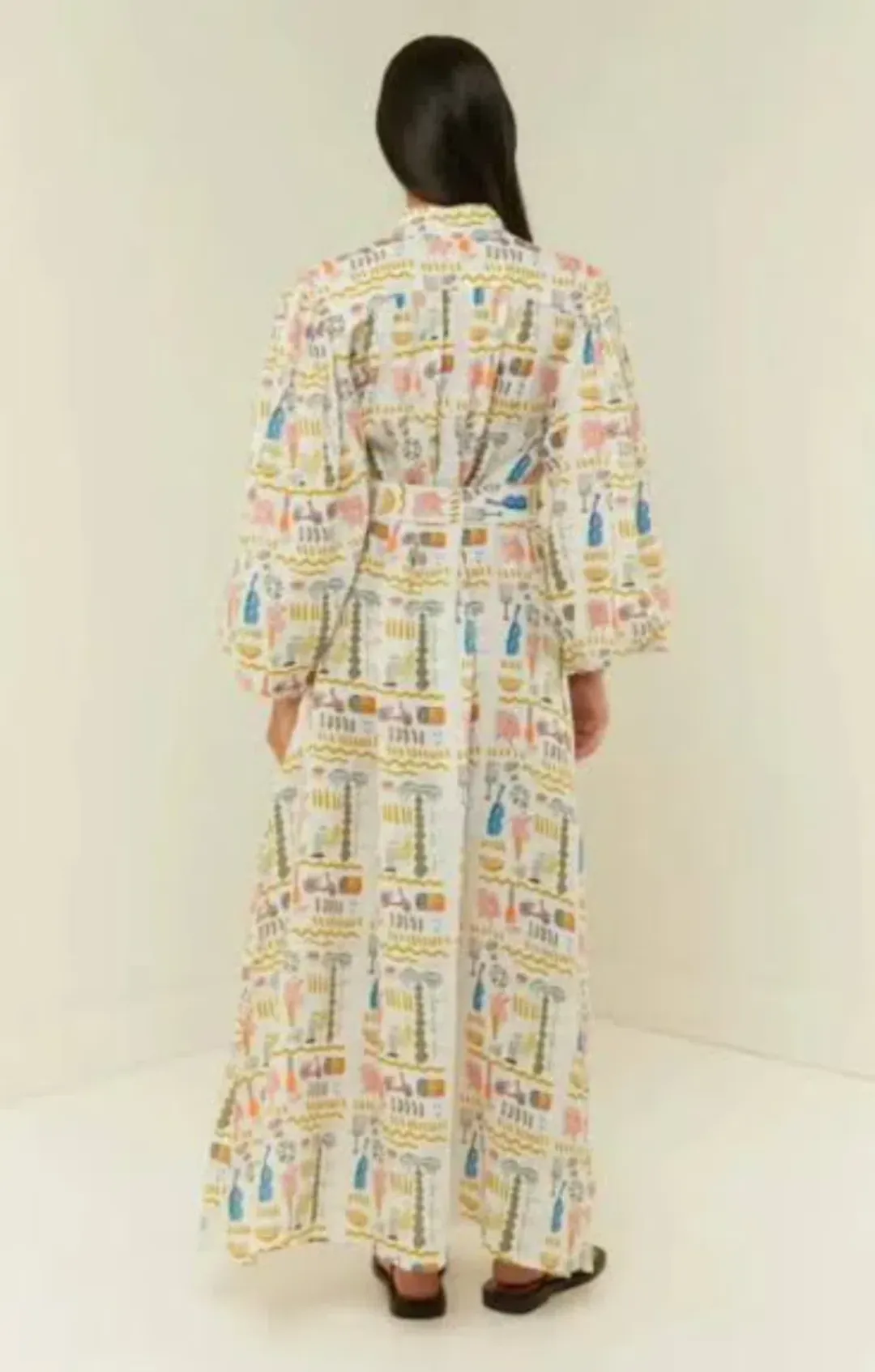Palm Noosa Noddy Maxi Dress in Verona Print Size 10 for rent on The Volte - main image