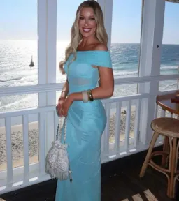 Benni Nico Off Shoulder Maxi Dress Size 10 for rent on The Volte - image 3