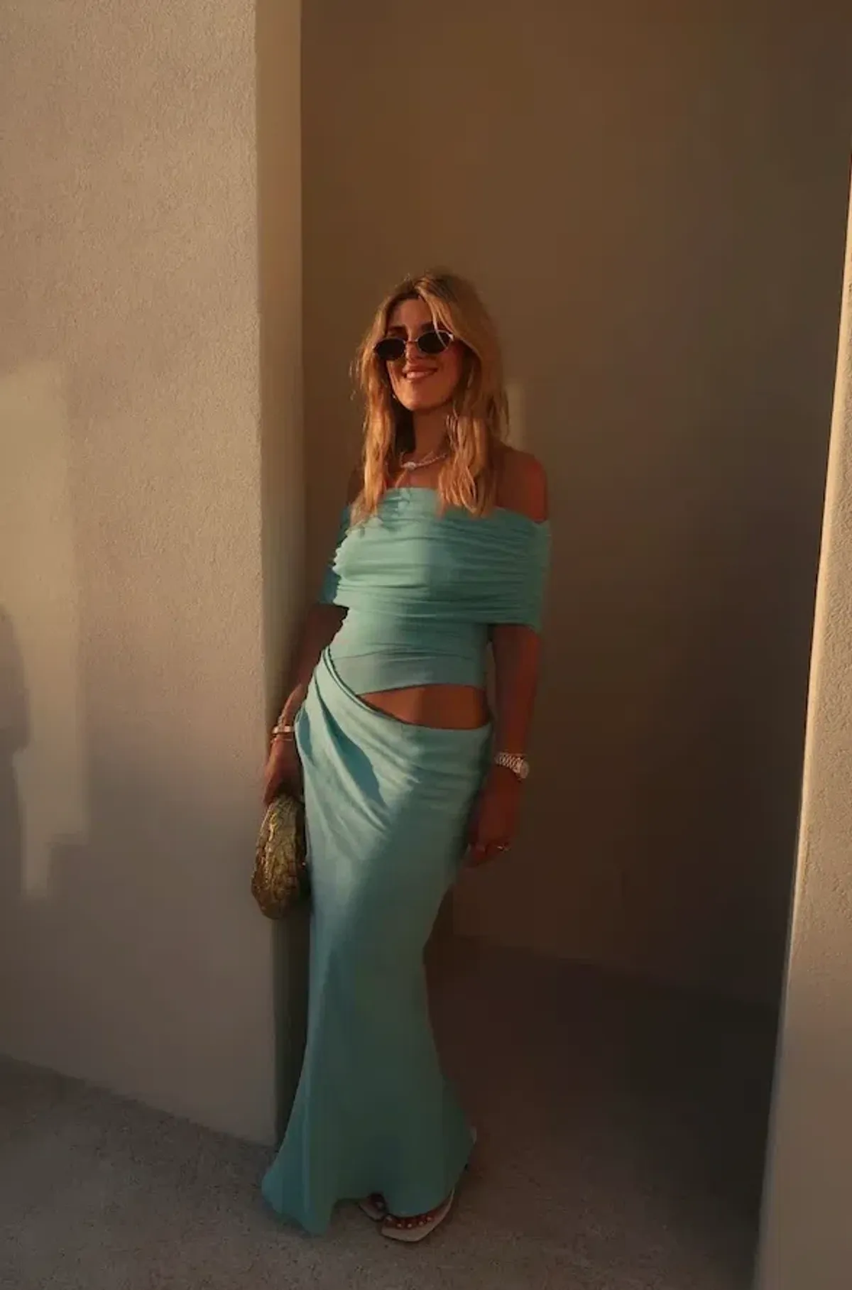 Benni Nico Off Shoulder Maxi Dress Size 10 - Image 4